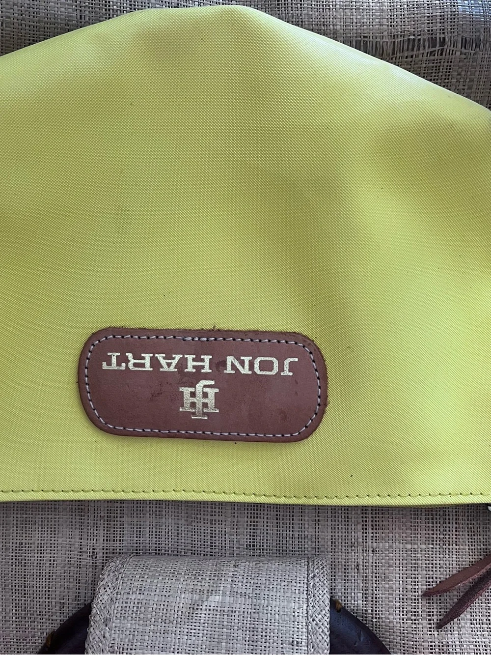 Jon hart Yellow Cosmetic Pouch